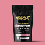 Gigawatt Coffee Costa Rican Dota Tarrazu, freshly roasted and small batch, light roast with smooth taste. Single origin, 10 oz.
